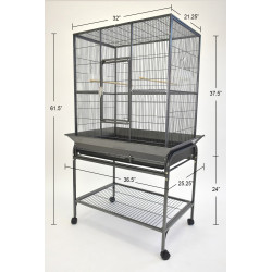 (FL01) 32" Parrot Bird Flight Cage