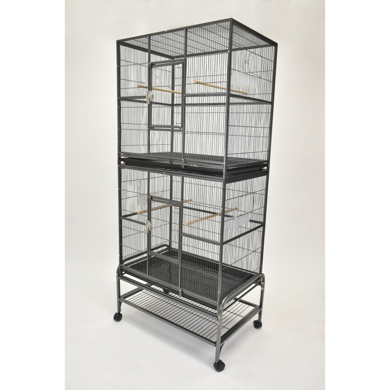 (FL03) Double Stacked Flight Cage