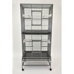 (FL03) Double Stacked Flight Cage