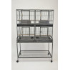 (BR01) Deluxe Double Stacked Parrot Bird Breeding Cage