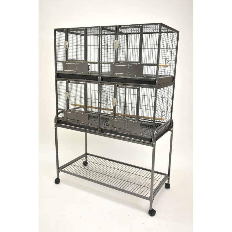 (BR01) Deluxe Double Stacked Parrot Bird Breeding Cage