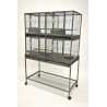(BR01) Deluxe Double Stacked Parrot Bird Breeding Cage