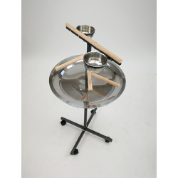 (ST08) Parrot Stand Play Pen with Wooden Steps