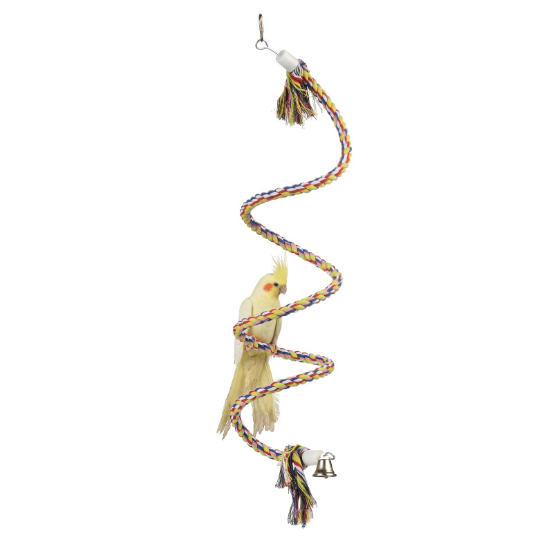 (A217-1) Bungee Rope Bird Perch Small
