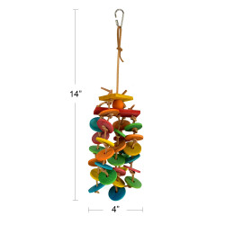 (A723) Spinning Falls Bird Toy