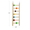 (A130-2) Wooden Bird Ladder with Beads 7 Steps