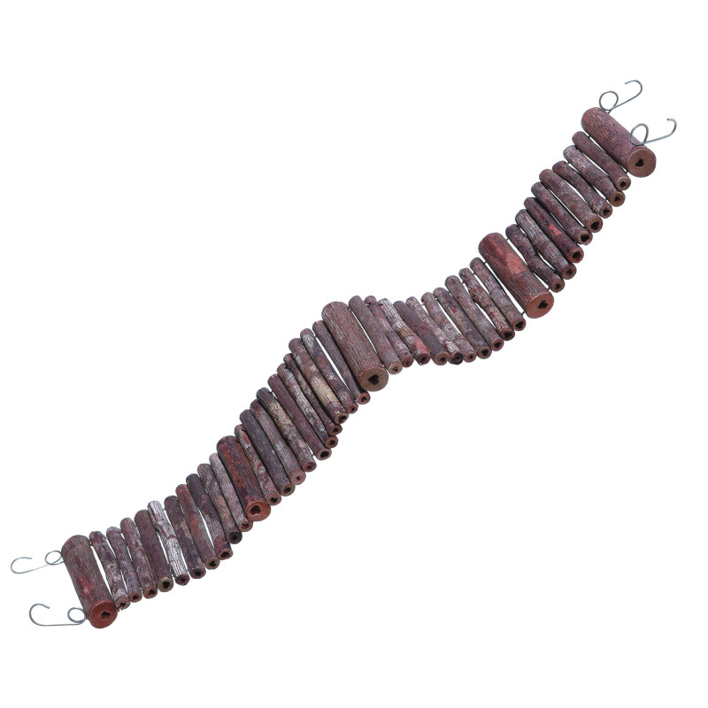 (A824-2) Natural Wood Flexi Bird Walk