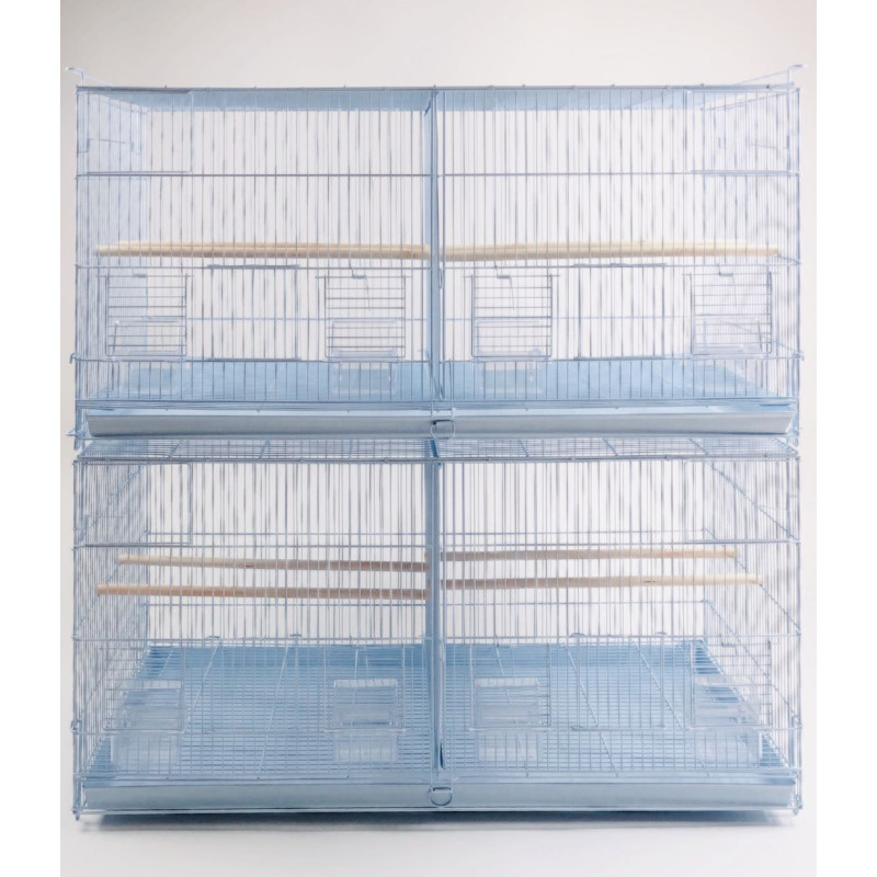 (BR09) 36x18" Spacious Stackable Breeding Cage (set of of 2 cages)