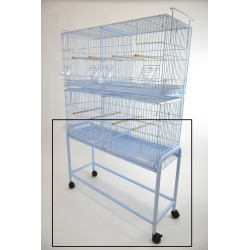 (39153S)  38x11" Canary Breeding Cage Stand with Wheels