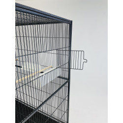(FL02) 65x21" Large Double Flight Cage with Divider for small Birds and Parrots