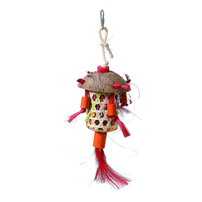 (A900) Chinese Lantern Parrot Toy