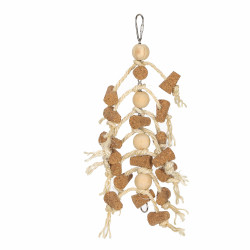 (A1541) Cork Chaos Parrot Toy