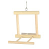 (A680) Mirror Stand Perch for Small Birds