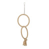 (A1605-1) Double Rope Ring Bird Perch