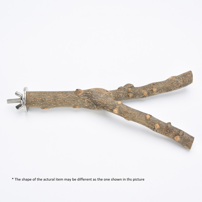 (A1579S) Multi Branch Pepper Wood Perch for Parrot Bird S