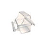 (C6A) 3.25" Wide Clear Plastic Bird Feeder