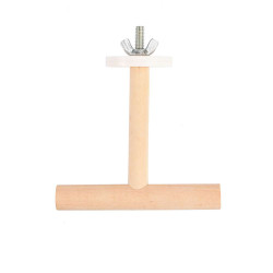 (A1784) Wooden T perch