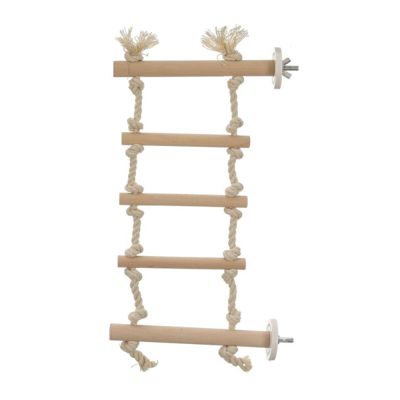 (A1775) Flexible Wooden Bird Ladder