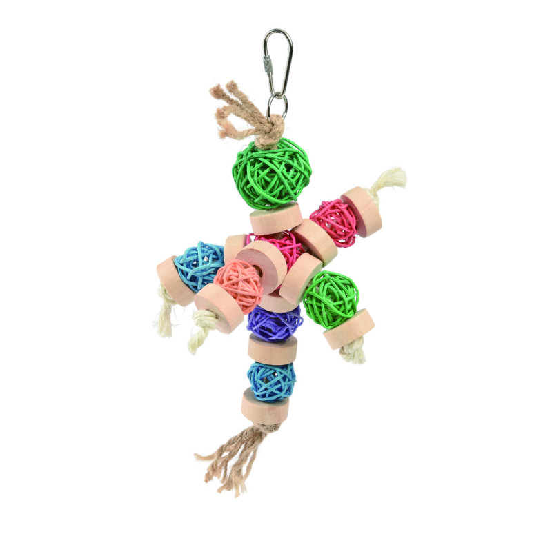 (A1713) Little Wicker Ball Man