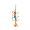 (A2064) Wicker Ball Kabob Bird Toy
