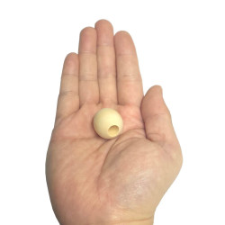 (T14) Wooden Beads with Hole (10 pcs)