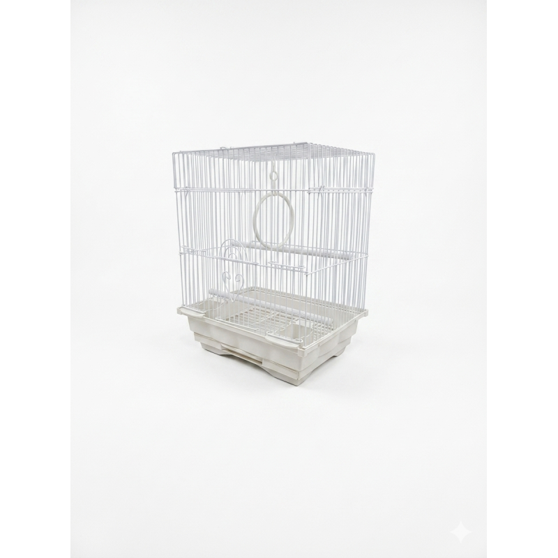(1209-6) 12x9" Square Top Bird Cage