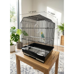 (1411-3) 14x11" Victorian Top Small Bird Cage