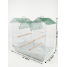 (2614-2) 26x14" House Roof Bird Cage