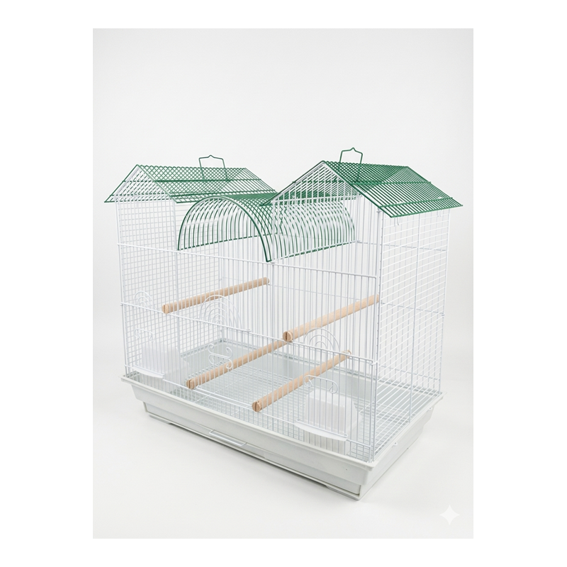 (2614-2) 26x14" House Roof Bird Cage