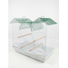 (2614-2) 26x14" House Roof Bird Cage