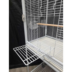 (CE2416) 24X16" Open Top Parrot Cage with Rolling Stand